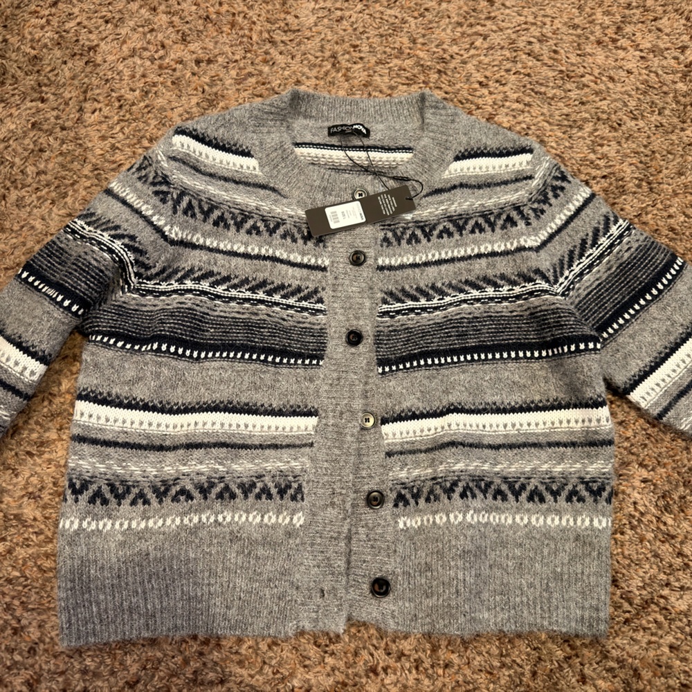 Patterned fashion nova sweater